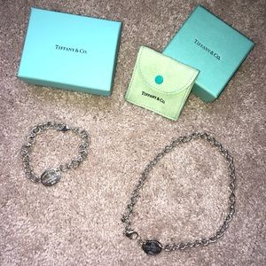 Tiffany & Co. matching necklace and bracelet